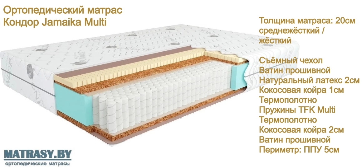 Матрас Кондор Jamaika Multi купить в Минске недорого